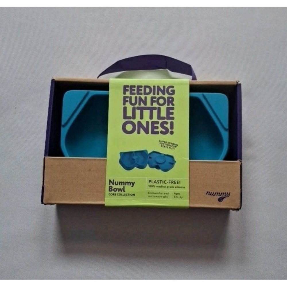 Nummy BOWL -‎ Pure Silicone Bowl with Hidden Suction Cup for Babies and Toddlers